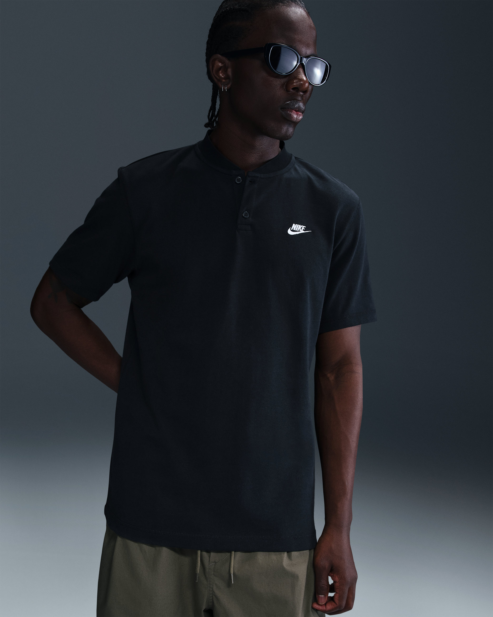 Nike Club Men's Short-Sleeve Henley. Nike.com